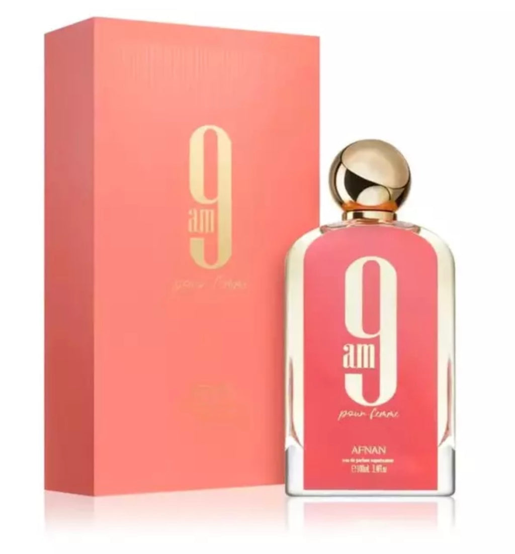 ORVAN 9AM POUR FEMME Eau de Parfum 100ml - Perfume floral oriental sofisticado para mujer con bergamota, rosa y vainilla
